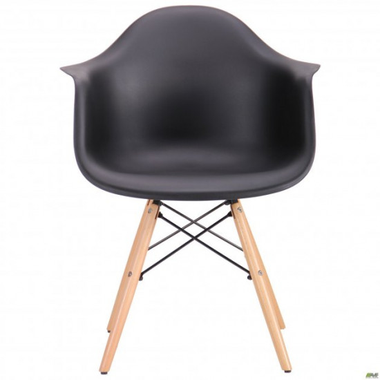 Кресло Salex PL Wood 810*630*620 Дерево/Пластик, цвет Бук/Черный AMF Кресло Salex PL Wood 810*630*620 Дерево/Пластик, цвет Бук/Черный AMF