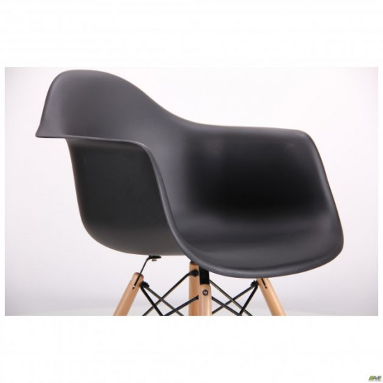 Кресло Salex PL Wood 810*630*620 Дерево/Пластик, цвет Бук/Черный AMF Кресло Salex PL Wood 810*630*620 Дерево/Пластик, цвет Бук/Черный AMF