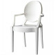 Dining chair Doris 540*430*930 (with armrests) Plastic, color White Group SDM Dining chair Doris 540*430*930 (with armrests) Plastic, color White Group SDM