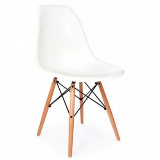 Dining chair Tower Wood 460*420*820 Wood/plastic, color White/Beech Group SDM Dining chair Tower Wood 460*420*820 Wood/plastic, color White/Beech Group SDM