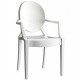 Dining chair Doris 540*430*930 (with armrests) Plastic, color White Group SDM Dining chair Doris 540*430*930 (with armrests) Plastic, color White Group SDM