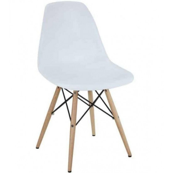 Dining chair Tower Wood 460*420*820 Wood/plastic, color White/Beech Group SDM Dining chair Tower Wood 460*420*820 Wood/plastic, color White/Beech Group SDM