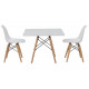 Dining chair Tower Wood 460*420*820 Wood/plastic, color White/Beech Group SDM Dining chair Tower Wood 460*420*820 Wood/plastic, color White/Beech Group SDM