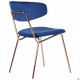 Стул Alphabet B 790*480*600 Сталь/Текстиль gold/royal blue AMF Стул Alphabet B 790*480*600 Сталь/Текстиль gold/royal blue AMF