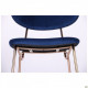 Стул Alphabet B 790*480*600 Сталь/Текстиль gold/royal blue AMF Стул Alphabet B 790*480*600 Сталь/Текстиль gold/royal blue AMF