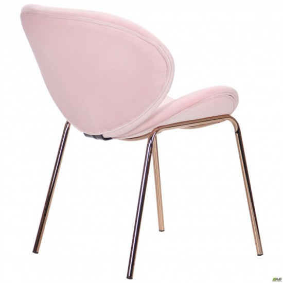 Стул Alphabet E 770*620*630 Сталь/Текстиль gold/pink AMF Стул Alphabet E 770*620*630 Сталь/Текстиль gold/pink AMF