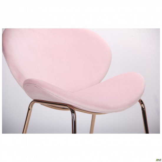 Стул Alphabet E 770*620*630 Сталь/Текстиль gold/pink AMF Стул Alphabet E 770*620*630 Сталь/Текстиль gold/pink AMF