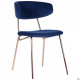 Стул Alphabet B 790*480*600 Сталь/Текстиль gold/royal blue AMF Стул Alphabet B 790*480*600 Сталь/Текстиль gold/royal blue AMF