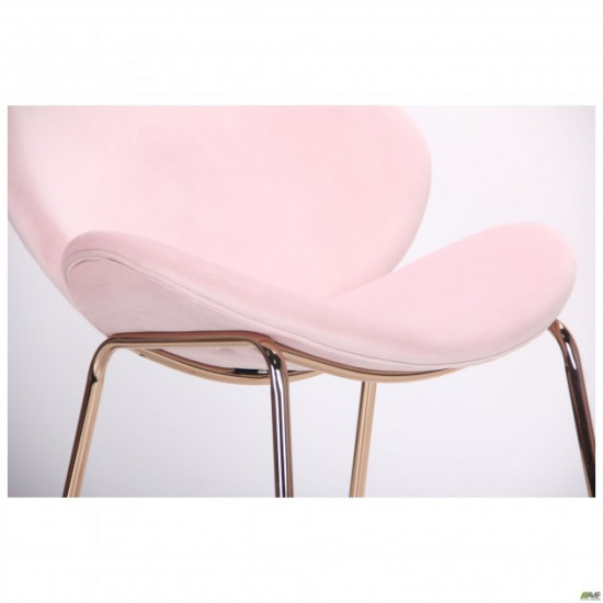Стул Alphabet E 770*620*630 Сталь/Текстиль gold/pink AMF Стул Alphabet E 770*620*630 Сталь/Текстиль gold/pink AMF