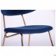 Стул Alphabet B 790*480*600 Сталь/Текстиль gold/royal blue AMF Стул Alphabet B 790*480*600 Сталь/Текстиль gold/royal blue AMF