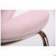 Стул Alphabet E 770*620*630 Сталь/Текстиль gold/pink AMF Стул Alphabet E 770*620*630 Сталь/Текстиль gold/pink AMF