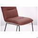 Стул Alphabet J black/dark amber 870*480*670 Сталь/Кожзаменитель AMF Стул Alphabet J black/dark amber 870*480*670 Сталь/Кожзаменитель AMF