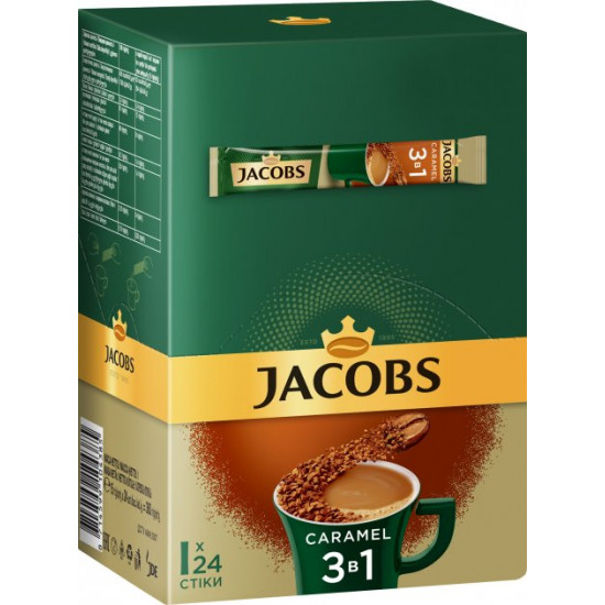 Кавовий напій Jacobs Monarch 3в1 FD Caramel 15 г х 24 шт (8714599104385) Кавовий напій Jacobs Monarch 3в1 FD Caramel 15 г х 24 шт (8714599104385)