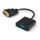 Переходник DVI 24+1 M to VGA F 1080p Vinga (VCPDVI241VGA) Переходник DVI 24+1 M to VGA F 1080p Vinga (VCPDVI241VGA)