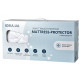 Lux mattress cover quilted IDEIA with elastic bands at the corners 140x200 cm White (4820182655432) Lux mattress cover quilted IDEIA with elastic bands at the corners 140x200 cm White (4820182655432)