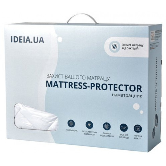 Quilted mattress cover IDEIA Home Collection Lux Elite with edge 200x200 cm White (4820182655531) Quilted mattress cover IDEIA Home Collection Lux Elite with edge 200x200 cm White (4820182655531)