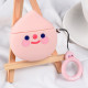 Силіконовий футляр Smile Fruits series для навушників AirPods + кільце Peach 2 Силіконовий футляр Smile Fruits series для навушників AirPods + кільце Peach 2