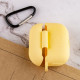 Протиударний чохол для навушників Airpods Pro / Epik силіконовий футляр з карабіном / Жовтий Yellow Протиударний чохол для навушників Airpods Pro / Epik силіконовий футляр з карабіном / Жовтий Yellow
