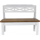 Bench with backrest DREVODELA 89x109x41cm (060923)