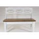 Bench with backrest DREVODELA 89x109x41cm (060923)