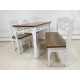 Bench with backrest DREVODELA 89x109x41cm (060923)