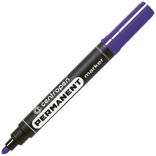 Permanent marker purple round 2.5 mm, Centropen 8566 Permanent marker purple round 2.5 mm, Centropen 8566
