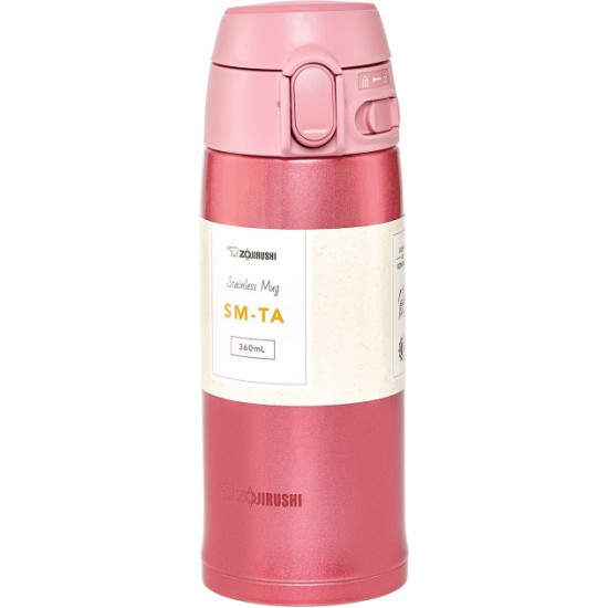 Термокружка Zojirushi SM Розовая 360 мл (SM-TA36PA) Термокружка Zojirushi SM Розовая 360 мл (SM-TA36PA)