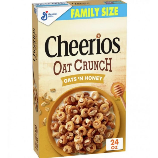 Овсяные хлопья Cheerios с медом Oat Crunch Oats Honey 680g Овсяные хлопья Cheerios с медом Oat Crunch Oats Honey 680g