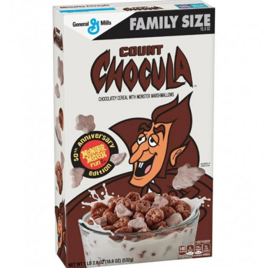 Сухой завтрак Count Chocula с высоким содержанием фруктозы 552 г Сухой завтрак Count Chocula с высоким содержанием фруктозы 552 г