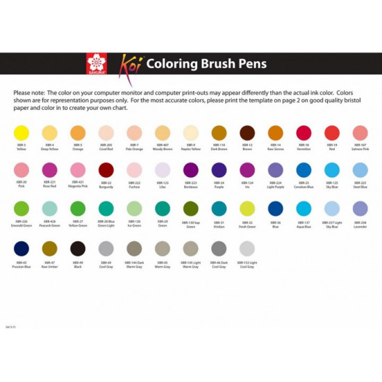 Sakura Koi Brush Marker 0.5mm Cool Dark Gray (XBR #46) Sakura Koi Brush Marker 0.5mm Cool Dark Gray (XBR #46)