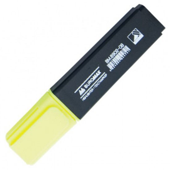 Text marker Buromax Jobmax 2-4 mm yellow (BM.8902-08) Text marker Buromax Jobmax 2-4 mm yellow (BM.8902-08)