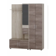 Hallway Everest Riviera with hinged wardrobe ShP-1 sonoma oak + truffle (EVR-2188) Hallway Everest Riviera with hinged wardrobe ShP-1 sonoma oak + truffle (EVR-2188)