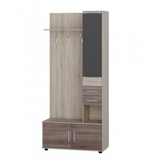 Hallway Everest Riviera with hinged wardrobe ShP-1 sonoma oak + truffle (EVR-2188) Hallway Everest Riviera with hinged wardrobe ShP-1 sonoma oak + truffle (EVR-2188)
