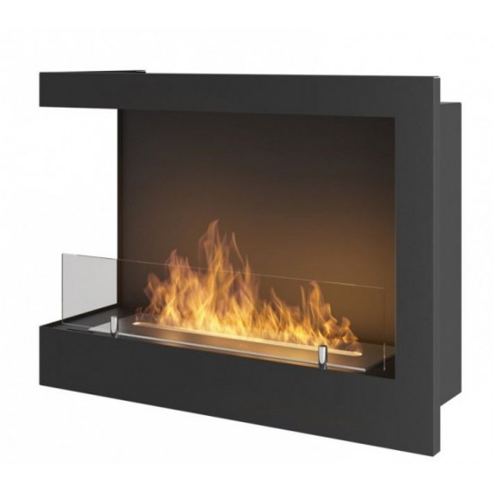 Біокамін Simple Fire Corner 600 L зі склом