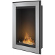 Біокамін Simple Fire Frame 550 сірий зі склом