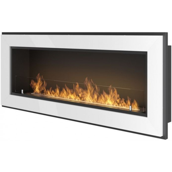 Біокамін Simple Fire Frame 1200 білий зі склом Біокамін Simple Fire Frame 1200 білий зі склом