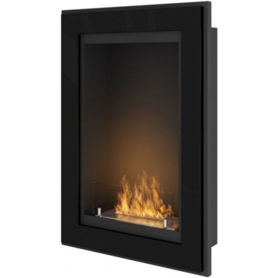 Біокамін Simple Fire Frame 550 чорний зі склом Біокамін Simple Fire Frame 550 чорний зі склом