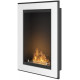 Біокамін Simple Fire Frame 550 білий зі склом Біокамін Simple Fire Frame 550 білий зі склом