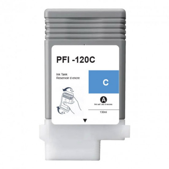 Cartridge for Canon IPF TM-200 NEWTONE PFI-120 Cyan 130ml NT.PFI-120C Cartridge for Canon IPF TM-200 NEWTONE PFI-120 Cyan 130ml NT.PFI-120C