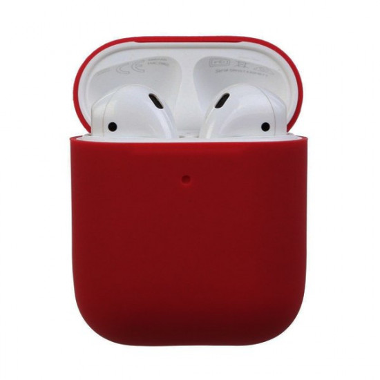 Чехол Silicone Case для Airpods 1/2 Wine Red (16) Чехол Silicone Case для Airpods 1/2 Wine Red (16)