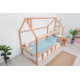 Children's bed Montessori house BUSY WOOD floor model 2 190x90 cm natural wood Children's bed Montessori house BUSY WOOD floor model 2 190x90 cm natural wood