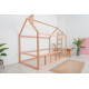 Children's bed Montessori house BUSY WOOD floor model 2 190x90 cm natural wood Children's bed Montessori house BUSY WOOD floor model 2 190x90 cm natural wood