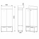 Entrance hall with niche Companit Irma oak sonoma Entrance hall with niche Companit Irma oak sonoma