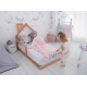 Children's bed Montessori house BUSY WOOD floor model 3 190x80 cm natural wood Children's bed Montessori house BUSY WOOD floor model 3 190x80 cm natural wood