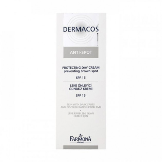Захисний крем для обличчя SPF 15 Farmona Dermacos Anti-spot 50 мл 5900117095645 Захисний крем для обличчя SPF 15 Farmona Dermacos Anti-spot 50 мл 5900117095645