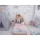 Children's bed Montessori house BUSY WOOD floor model 3 190x90 cm natural wood Children's bed Montessori house BUSY WOOD floor model 3 190x90 cm natural wood