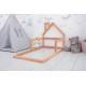 Children's bed Montessori house BUSY WOOD floor model 3 190x90 cm natural wood Children's bed Montessori house BUSY WOOD floor model 3 190x90 cm natural wood