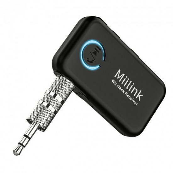 Bluetooth 5.0 стерео ресивер с микрофоном 1Mii Audio Receiver Miilink ML100 Bluetooth 5.0 стерео ресивер с микрофоном 1Mii Audio Receiver Miilink ML100
