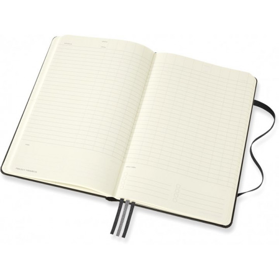  Планировщик проектов Moleskine PRO 13 х 21 см 288 страниц Чёрный (8056420851366)