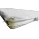 Winter/summer crib mattress 60x120x7 (linen fabric), gray Winter/summer crib mattress 60x120x7 (linen fabric), gray